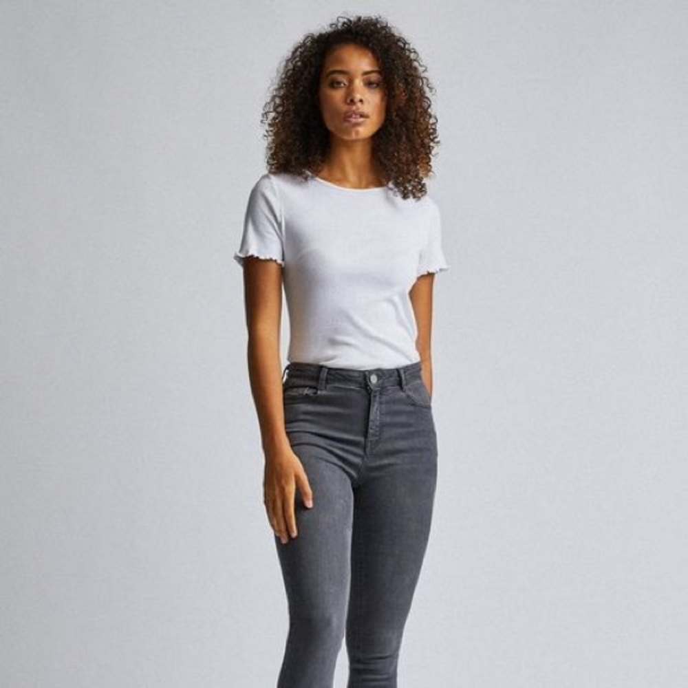 Tall Dorothy Perkins gray skinny jeans